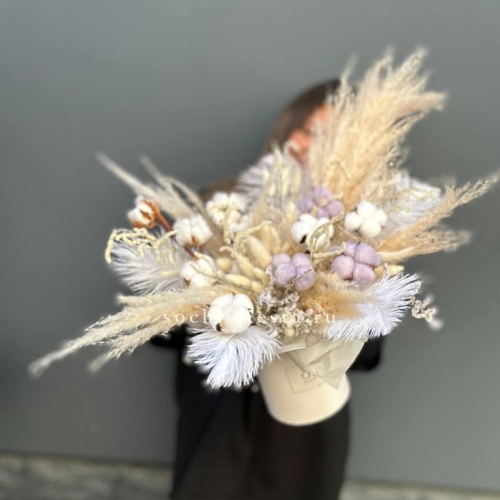 Авторский бокс с сухоцветами №3 в Магнитогорске