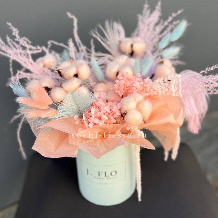 Авторский бокс с сухоцветами №3 в Магнитогорске