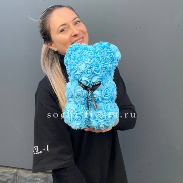 Игрушка медведь голубая в Магнитогорске