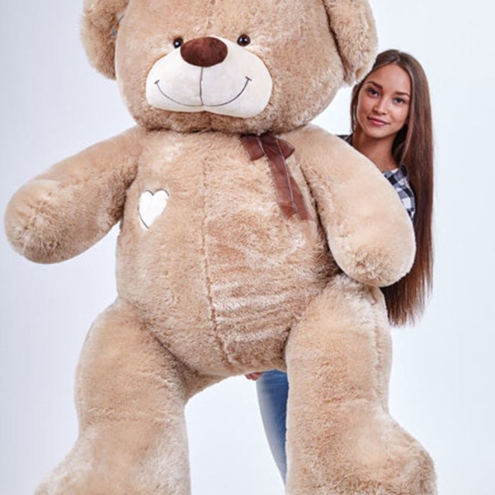 Бурый плюшевый мишка большой в Магнитогорске