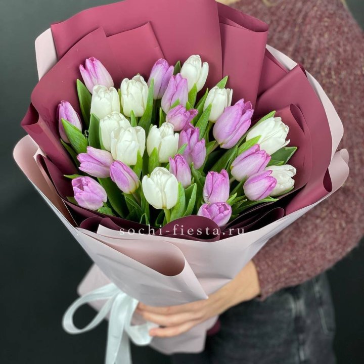 25 тюльпанов микс в Магнитогорске