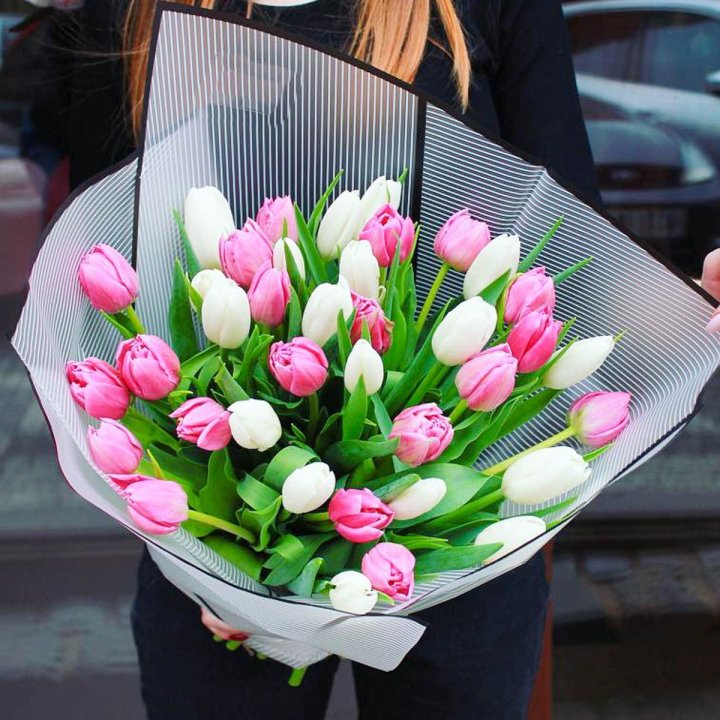 29 тюльпанов микс в Магнитогорске